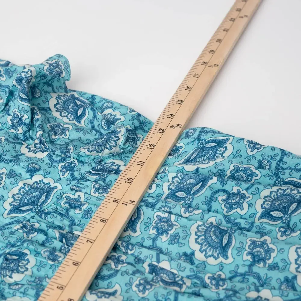 RHODE Blue Floral Tasha Dress Size 4